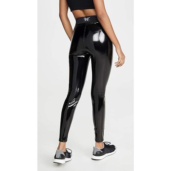 Heroine Sports Downtown Leggings Black Patent Size Small - Picture 3 of 12